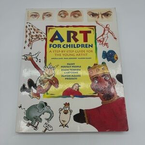 Art For Children Book Step by Step Guide Vintage